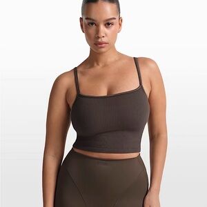 Nike SKIMS Ribbed Seamless Cami Tank - Phoenix Truffle - Medium